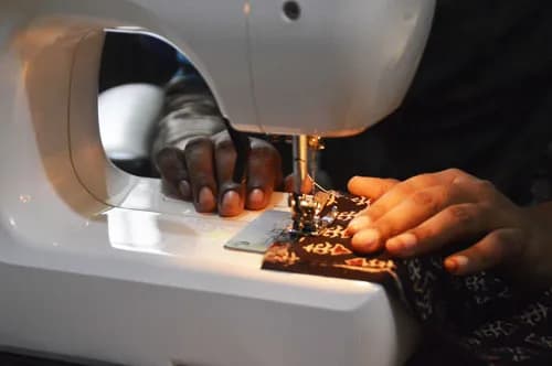 Handmade work from the Aarohi initiative